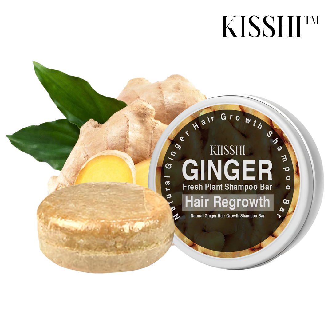 KISSHI™ Ginger Fresh Plant Shampoo Bar 🫚2
