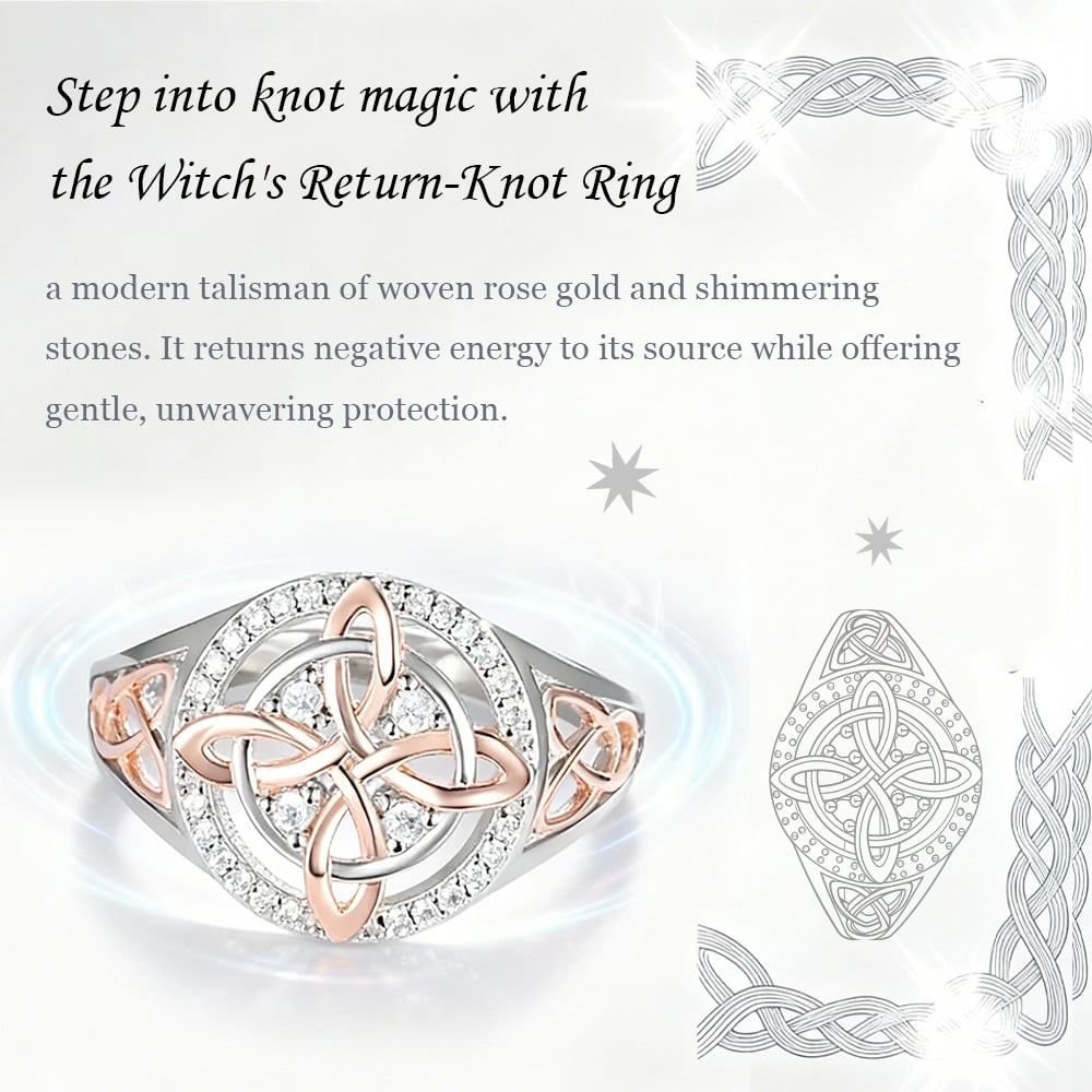 Cilifer®Handmade Witch's Return-Knot Protection Ring💞Protect Your Loved Ones