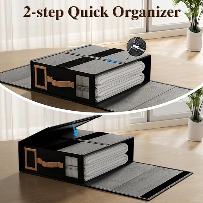Cilifer®Foldable Sheet Storage Set – Keep Your Bedding Organized and Neat