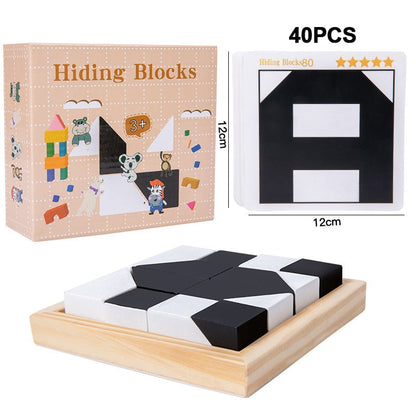 Cilifer®Puzzles Hidden Building Blocks Puzzles Toys