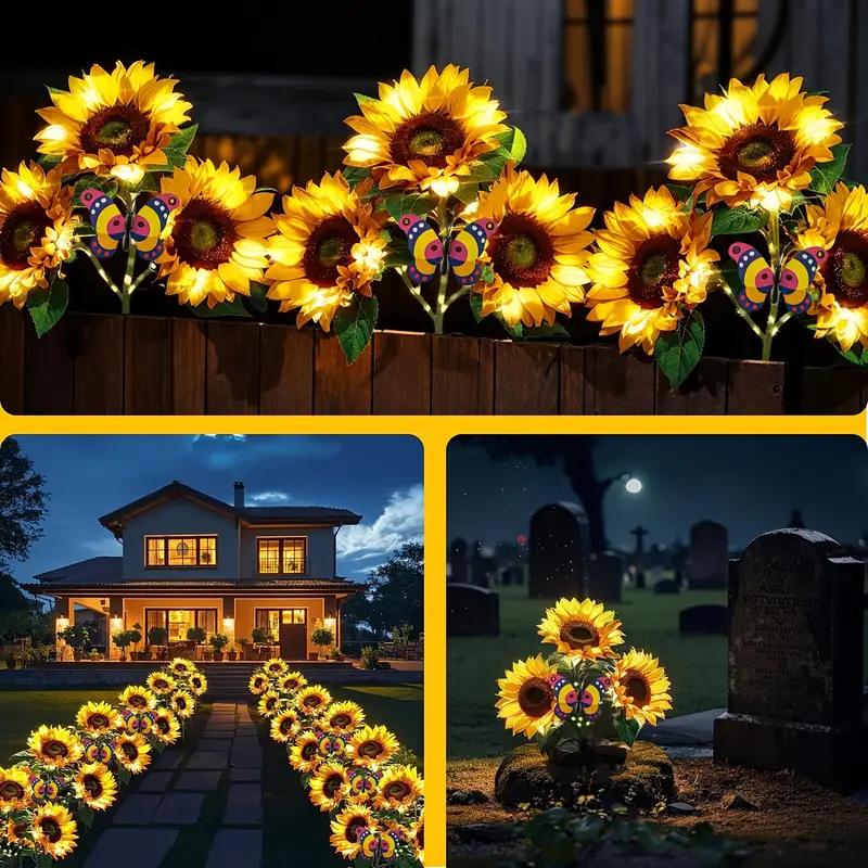 Cilifer®  🔥🌞Solar LED Sunflower Garden Lights-29.6inch/75cm D03