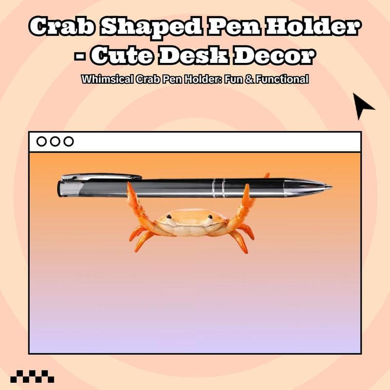 Cilifer®🤣 Funny Hot Sale - 🦀 Cute crab-shaped pen holder
