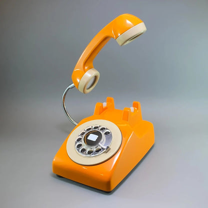 Billhol® 🔥Upcycled Rotary Phone Lamp. Vintage Desk Light D01