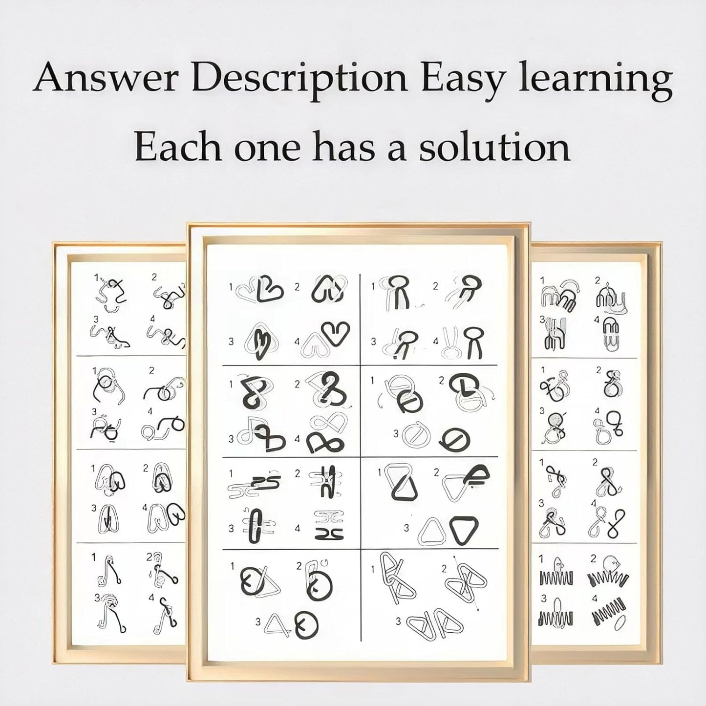 Cilifer® Metal Montessori Puzzle Solving