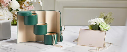 Cilifer® Layered Travel Jewelry Case – Elegant Storage. Always Ready to Shine