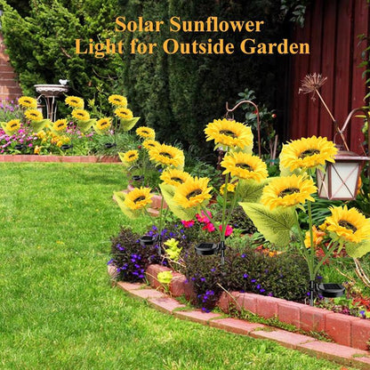 Cilifer®  🔥🌞Solar LED Sunflower Garden Lights-29.6inch/75cm D03