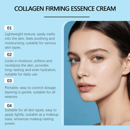 Luhaka®Polypeptide Collagen Elastic Essence Cream Moisturizing Hydrating Firming Low Irritating Serum