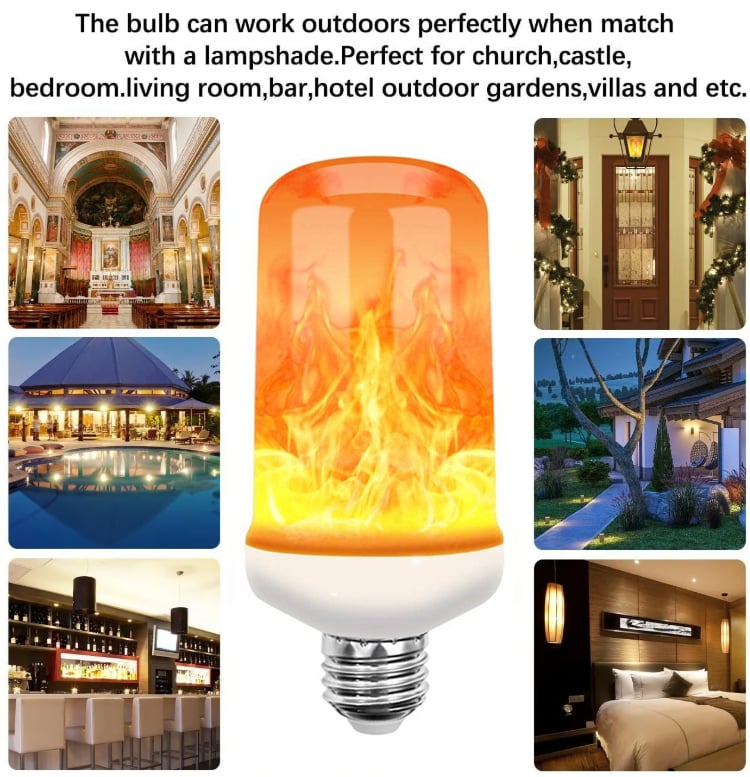 Cilifer®  🔥LED Flame Light Bulb With Gravity Sensing Effect D01