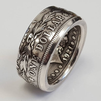 Oneswear® 🔥🎁1921 Classic Morgan Dollar Coin Ring D01