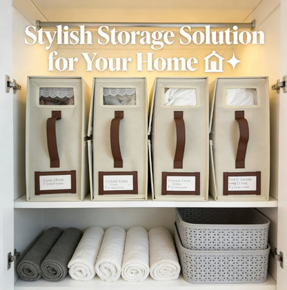 Cilifer®Foldable Sheet Storage Set – Keep Your Bedding Organized and Neat