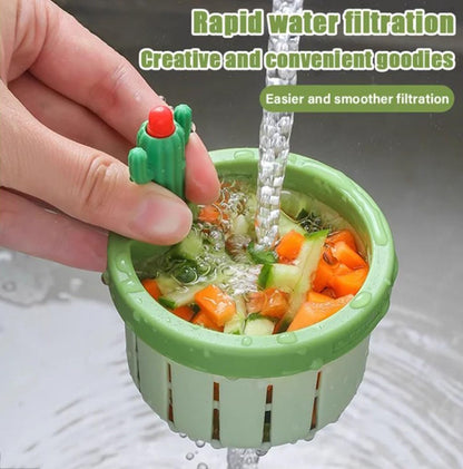 Cilifer®Cactus Kitchen Automatic Dumping Sink Filter