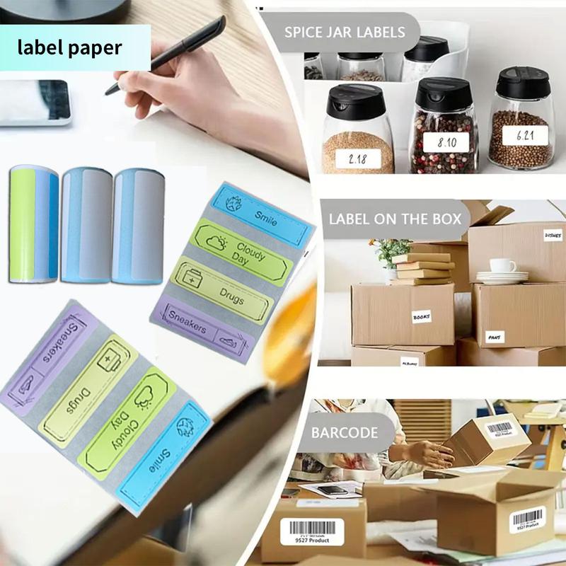 Cilifer®Portable Mini Printer . thermal papers +adhesive papers +  papers + colored pens