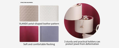 Cilifer® Layered Travel Jewelry Case – Elegant Storage. Always Ready to Shine