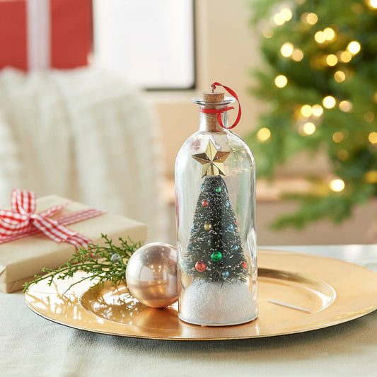 Cilifer® 🔥Mr. Christmas Recordable Christmas Tree Message In A Bottle D01