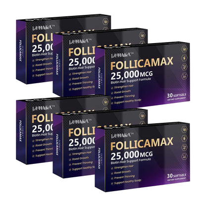 Luhaka™ FollicaMax 25,000 MCG Hair Growth Support ⚙️4