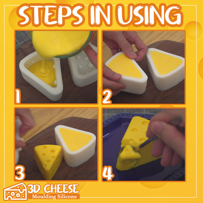 3D Cartoon Cheese Mold