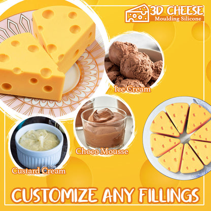 3D Cartoon Cheese Mold