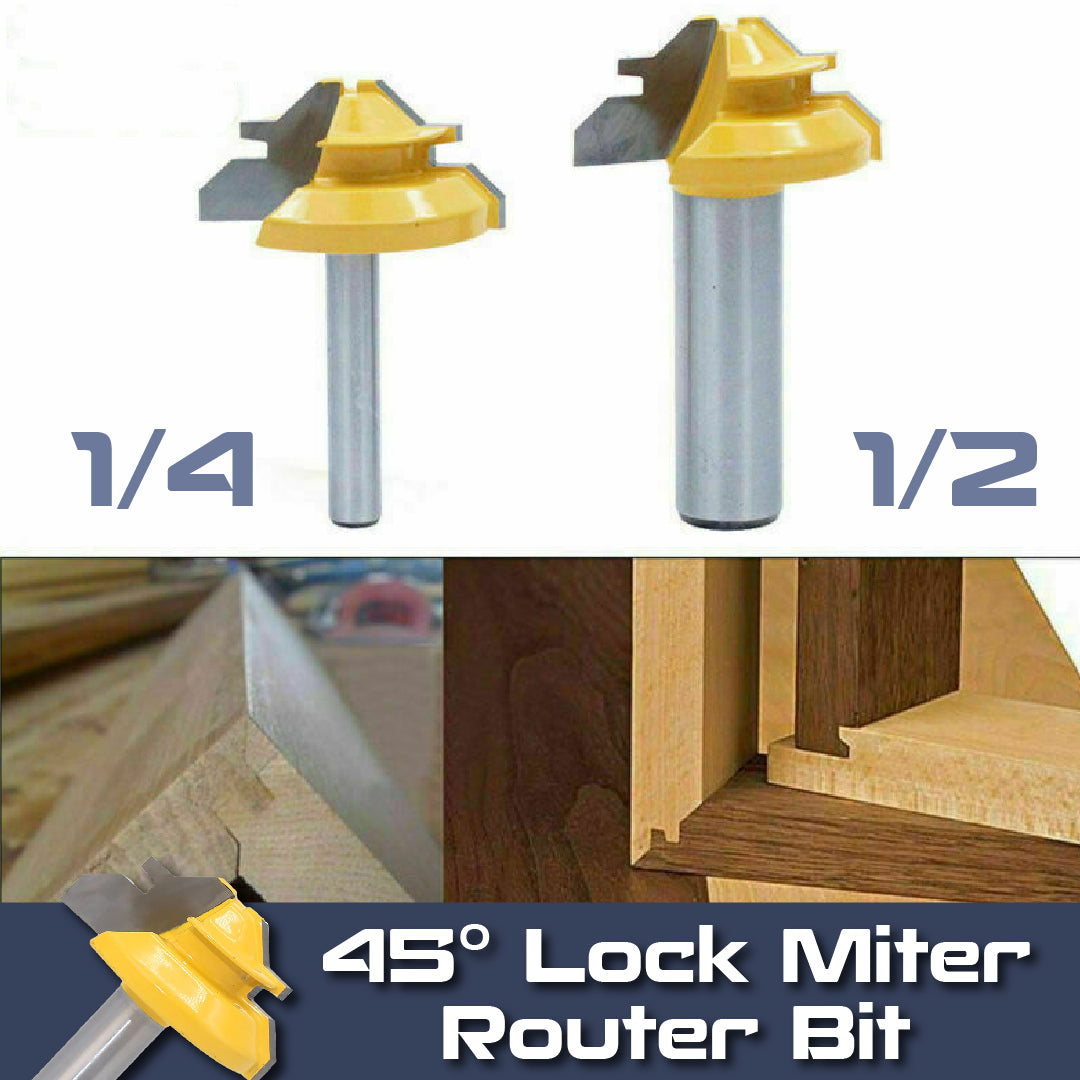 45° Lock Miter Cutting Head