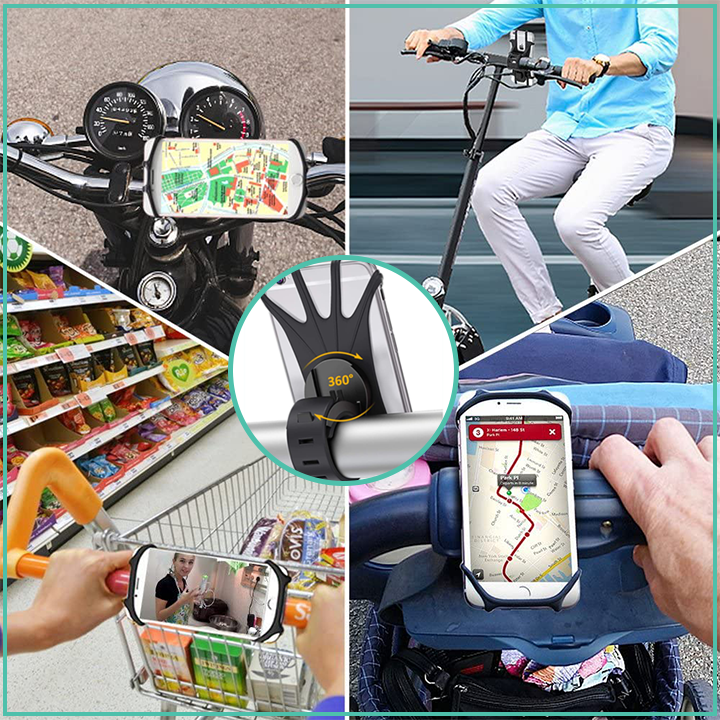 360° Bike Phone Stabilizing Holder