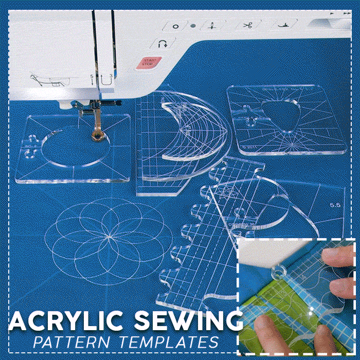 Acrylic Sewing Pattern Templates
