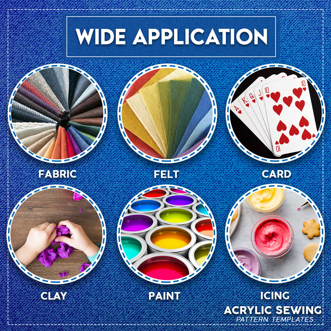 Acrylic Sewing Pattern Templates