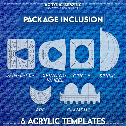 Acrylic Sewing Pattern Templates