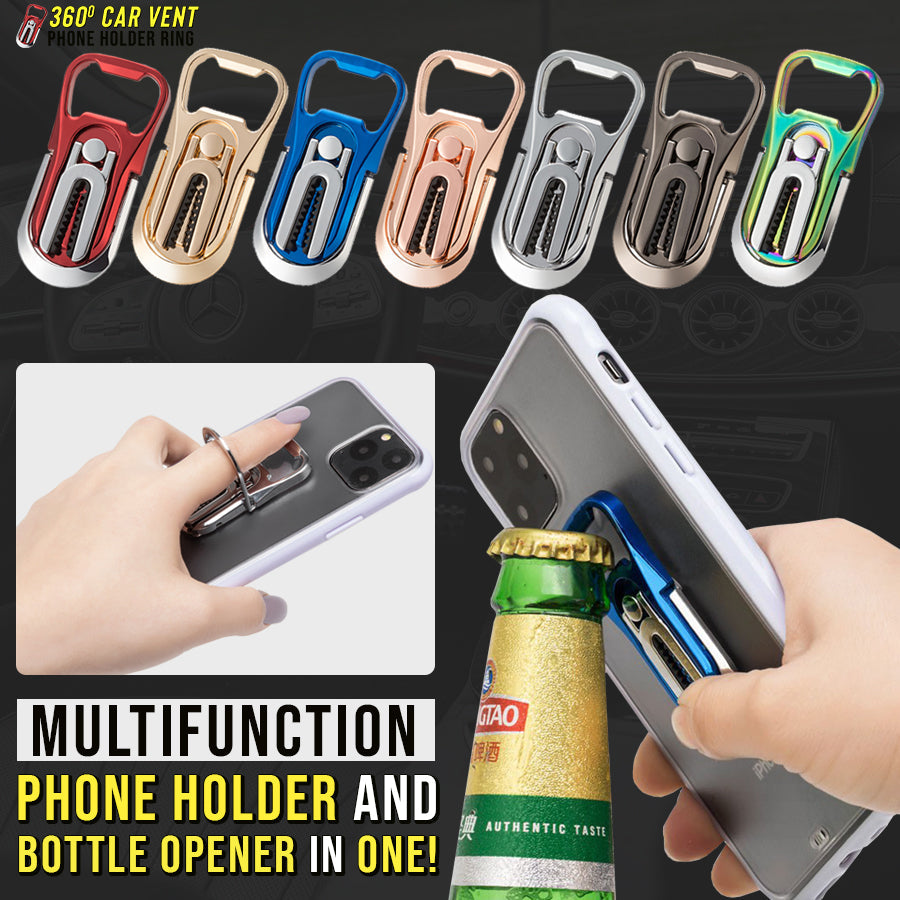 360º Car Vent Phone Holder Ring